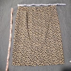 J. Crew Animal Print Pencil Skirt